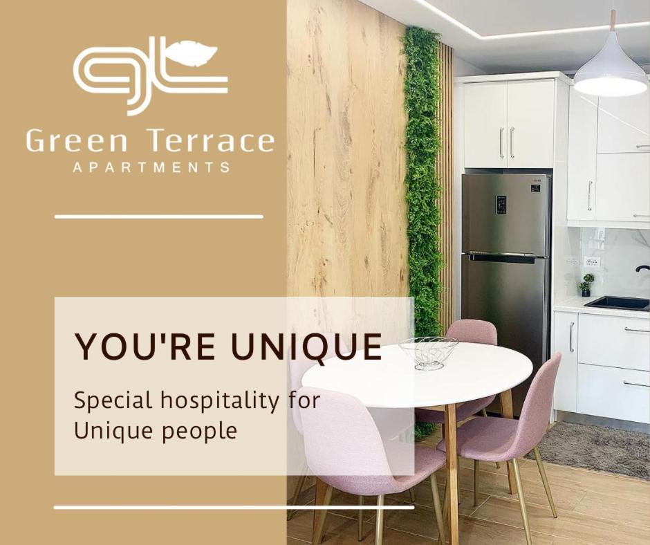 Green Terrace Apartment 4 ติรานา ภายนอก รูปภาพ
